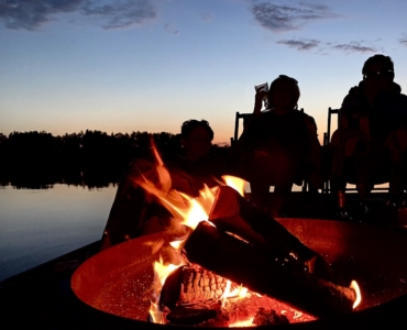 tratwa - SIRVIS - jezioro Serwy - Suwalszczyzna